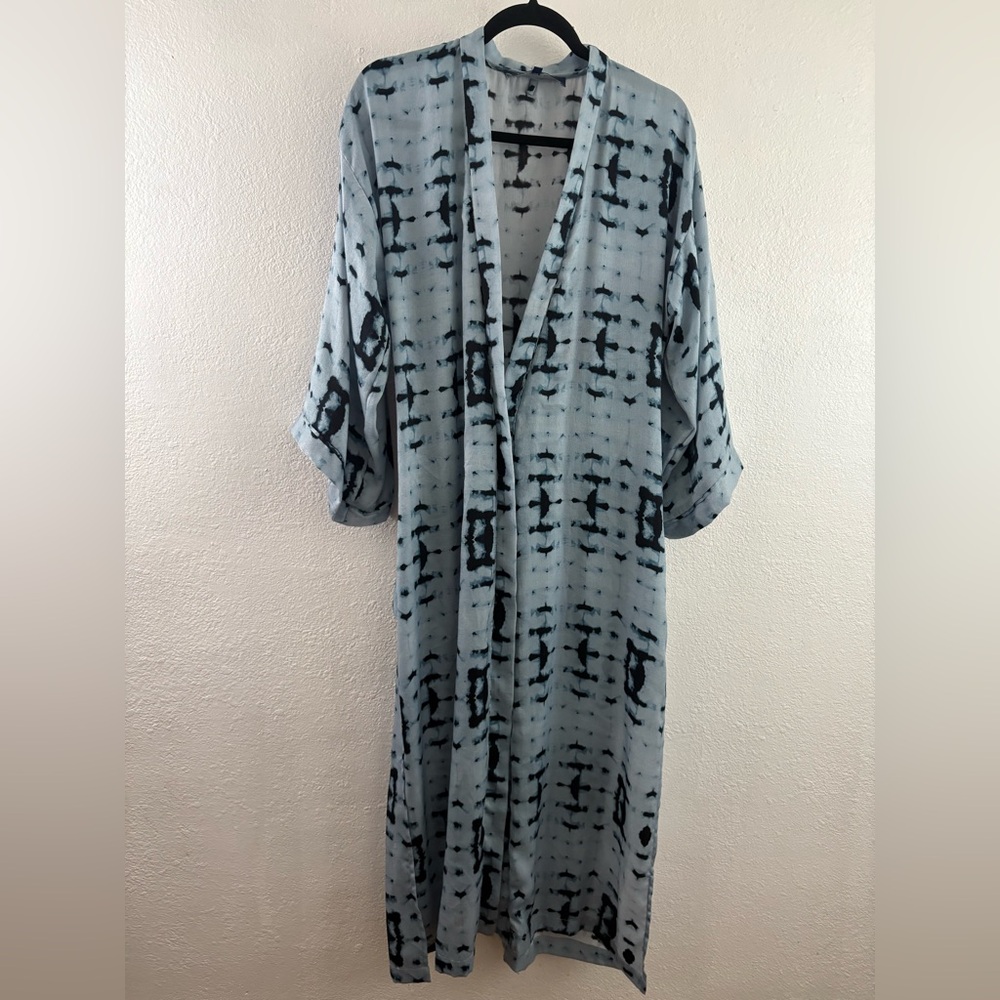 Blue life Kimono blue Tie Dye open-front size XS